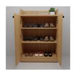 Urban Teak Finish Shoe Rack Unit 